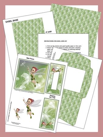 Forest Fairy Easel Card Kit