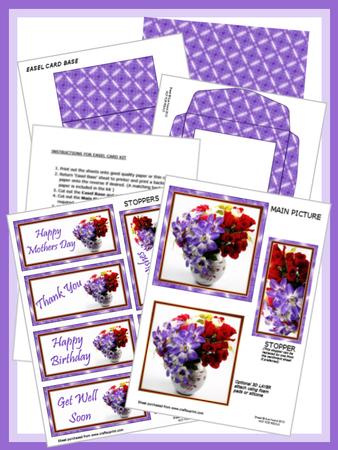 Say It with Flowers- Easel Card Kit