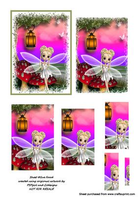 Thoughtful Fairy Pyramid Sheet