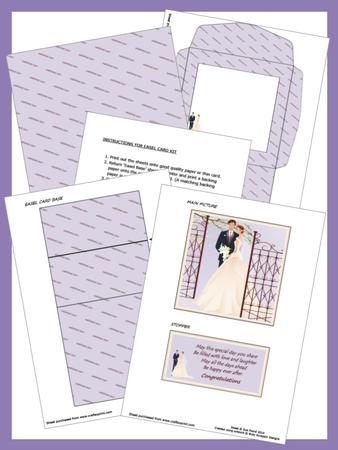 At the Church Gates Wedding Easel Kit