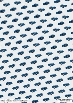 Latest Model - Cars on Blue Background