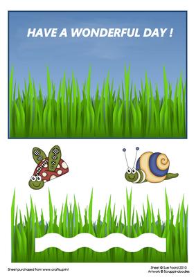 Bugs in the Grass- Wavy Peny Slider