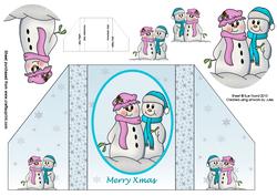 Snow in Love Reverse-fold Card