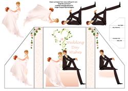 Wedding Day Reverse-fold Card