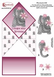 Forgot Your Birthday Elephant Diamond Top