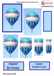 Hot Air Balloon Birthday Pyramid