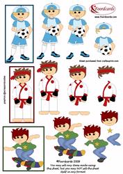 Boys Sports Decoupage