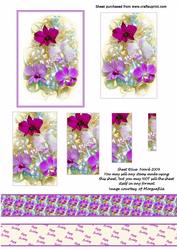Orchid with Ribbon Pyramid