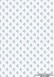 Blue Daisies Backing Paper