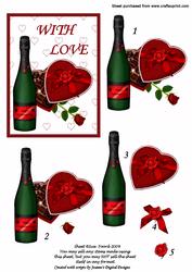 Chocs N Champagne-decoupage