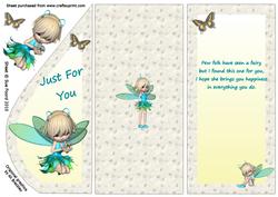 A Fairy Just for You- Teardrop Trifold