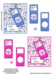 His N Hers Ipod Well Done Toppers