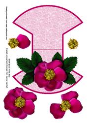 Wild Rose Wobble Card