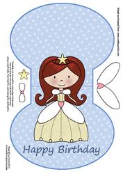 Princess in Yellow Over the Edge Wobble Card