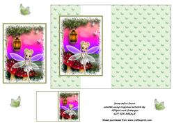 Thoughtful Fairy Fold Back Card