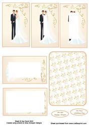 The Bride and Groom Wedding Topper