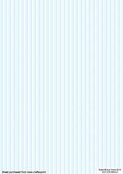 Blue Striped Backing Paper