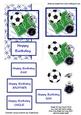 Football Card Front - Blue