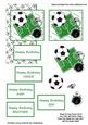 Football Card Front – Green
