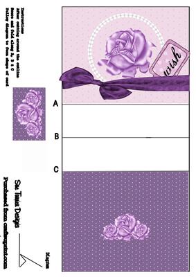 Purple Rose and Pearls