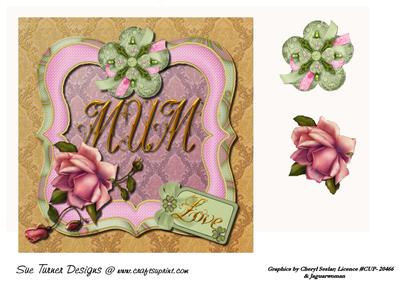 Mother's Day Rose & Brocade