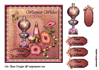 Petunias with Vintage Lace
