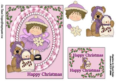 Purple Happy Christmas