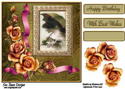 Vintage Brolly & Roses