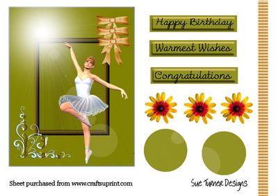 Ballerina.gold Sunburst