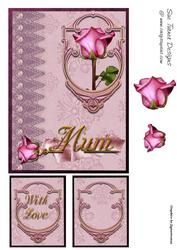 A Card for Mum (with Decoupage)