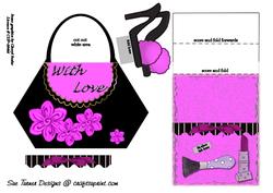 Handbag Easel Card