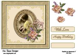 Vintage Pastel Latte