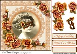 Bronze Lace & Roses