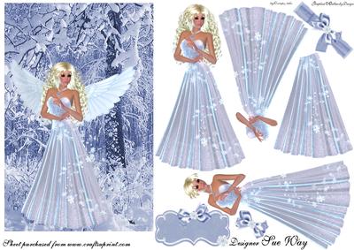 Fairy Christmas Wonderland Decoupage