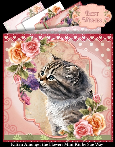 Kitten Amongst the Flowers Mini Kit 