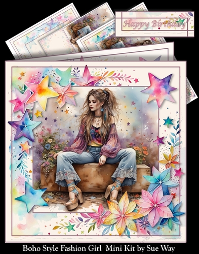 Boho Style Fashion Girl Mini Kit