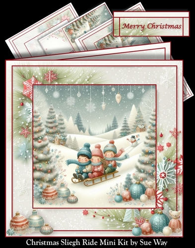 Christmas Sleigh Ride Mini Kit 