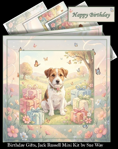 Birthday Gifts, Jack Russell Terrier Mini Kit 