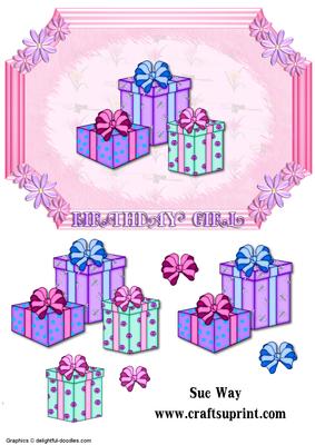 Birthday Girl Gifts Decoupage