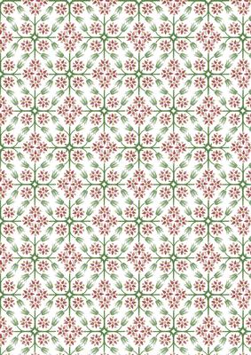 Deco Leaves and Flowers Backing Paper