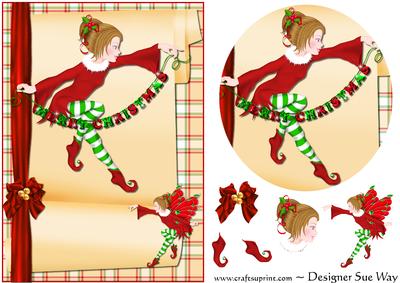 Christmas Fairy Card Front