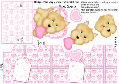 Puppy Love Box Card