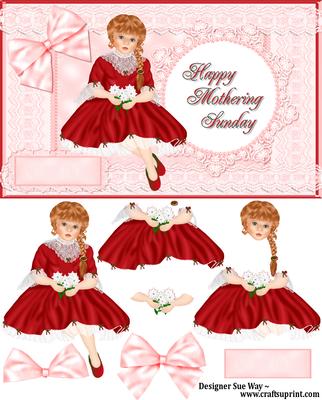 Flowers for Mothering Sunday Card Front