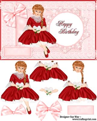 Flowers for Your Birthday Card Front