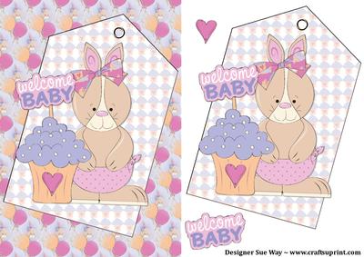 Cupcake Baby Quick Card