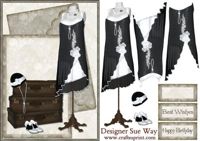Steampunk Fashion Decoupage