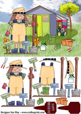 Time for the Garden Decoupage