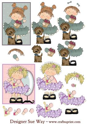 Little Beauties Toppers and Decoupage