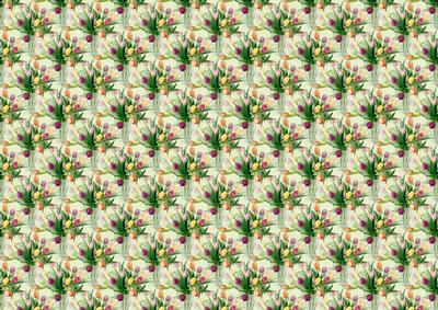 Bouquet of Flowers Backing Paper