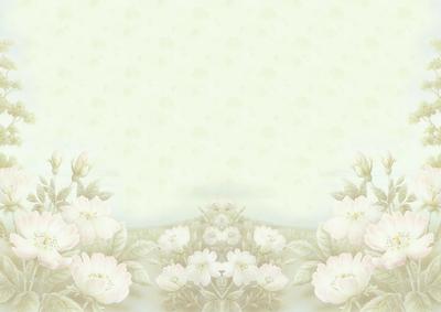 Flower Meadow Soft Faded Paper